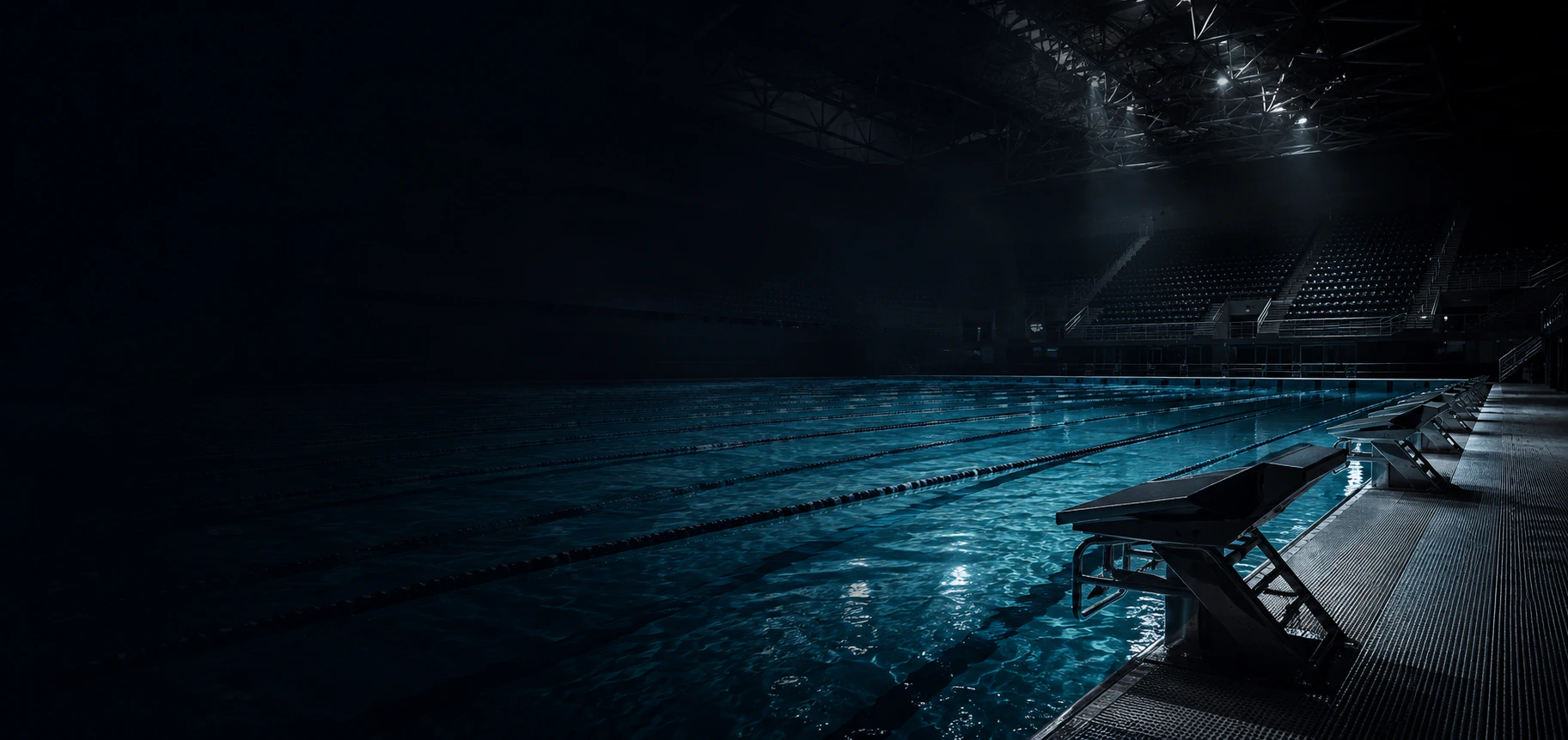 Swimming venue prepared for competition