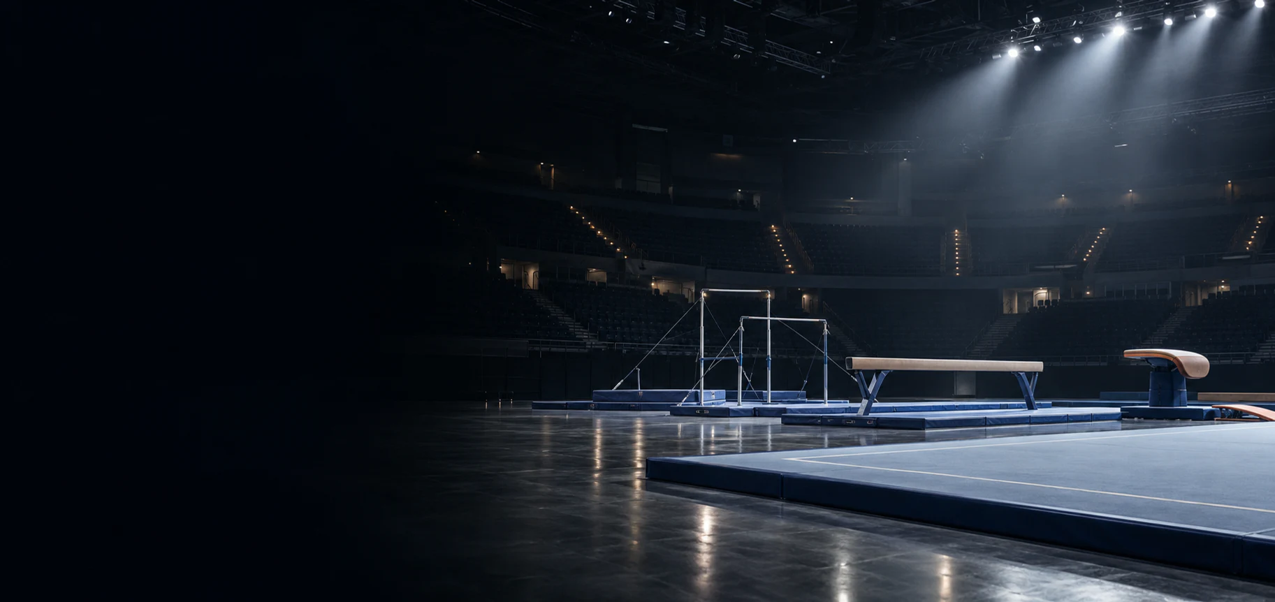 Gymnastics venue prepared for competition